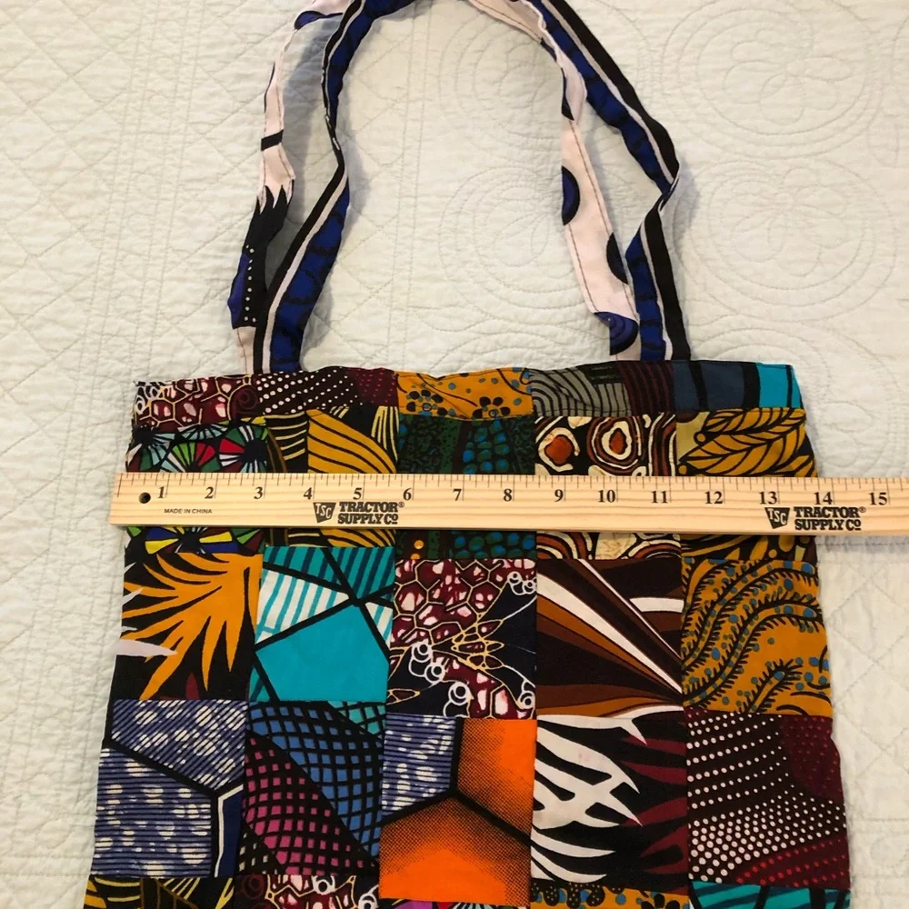 Zuri patchwork tote